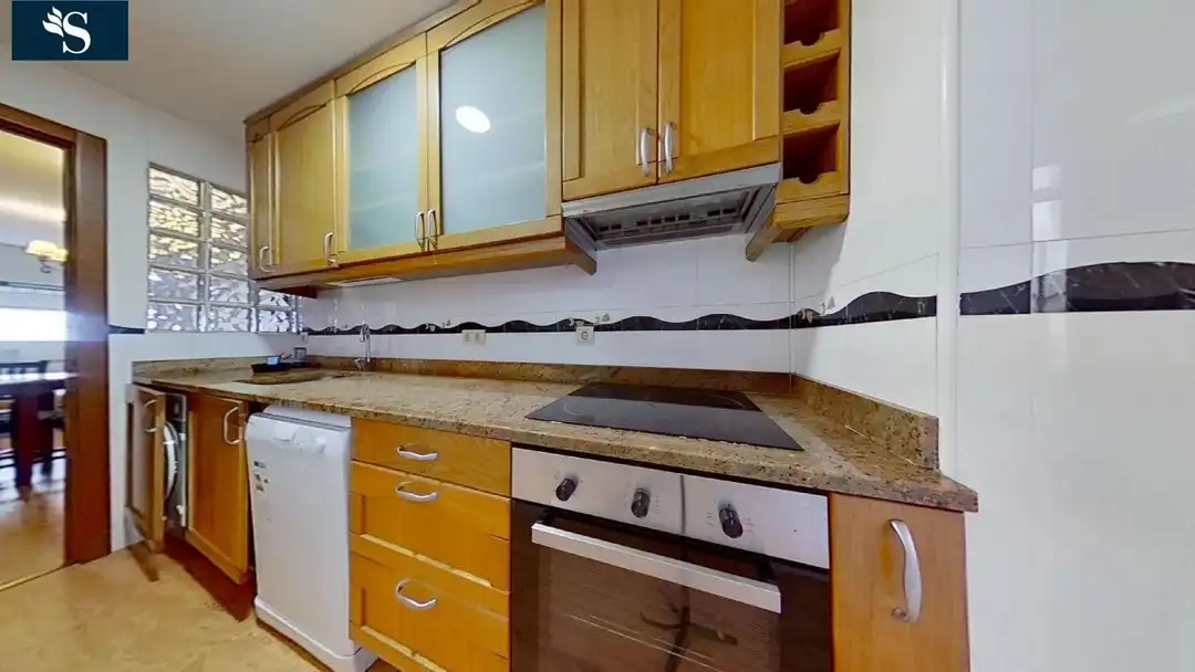 Kitchen of Flat for rent in Madrid  with Air Conditioner, Heating and Terrace