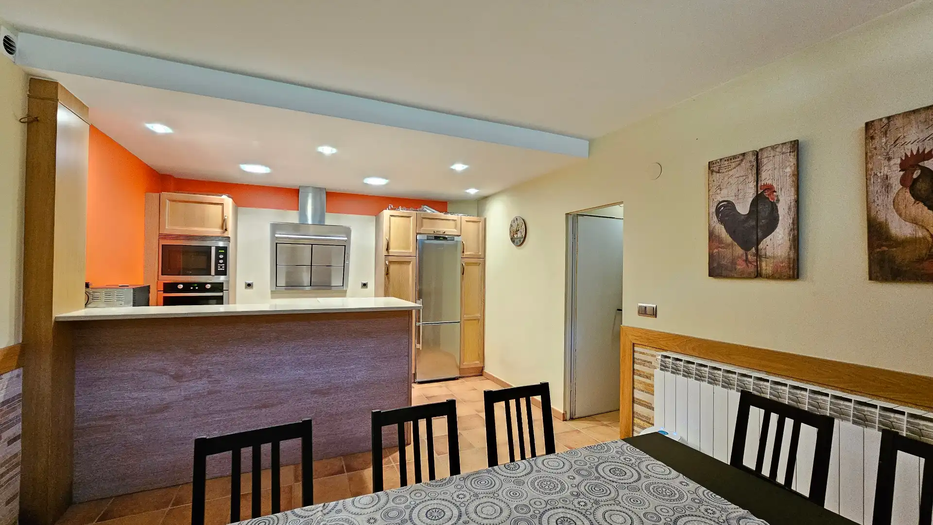 Cocina de Casa adosada en venta en Alegría-Dulantzi con Calefacción, Parquet y Terraza