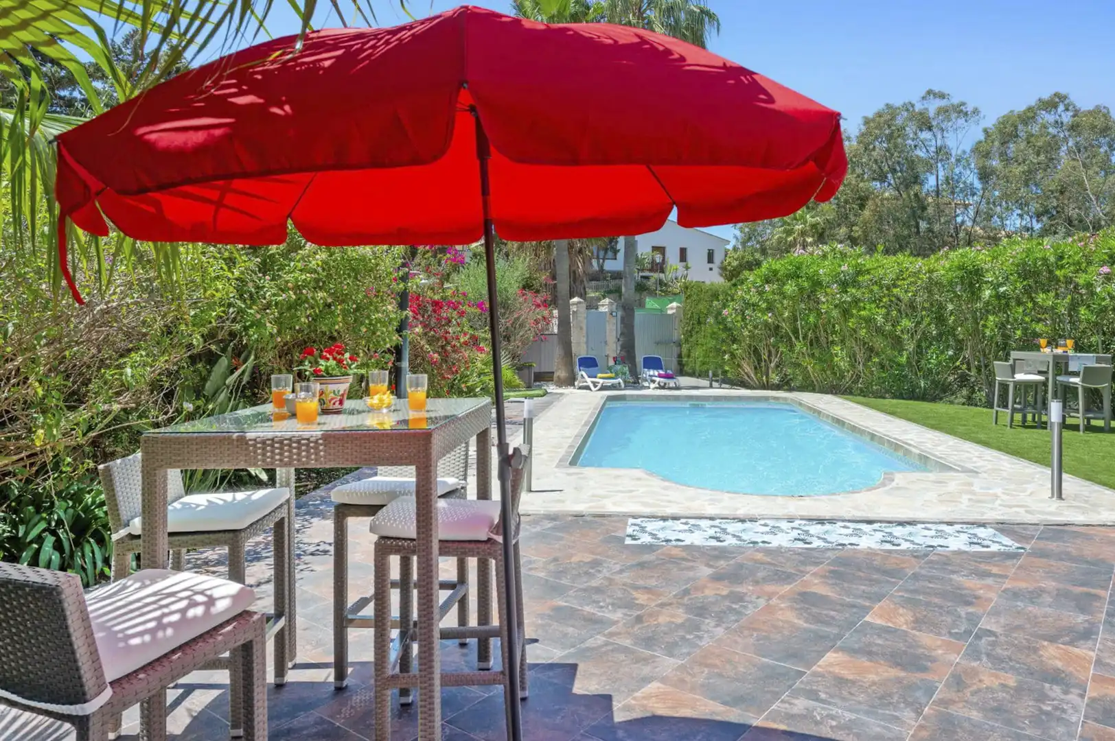 Terrassa de Casa o xalet en venda en Mijas amb Jardí privat i Piscina