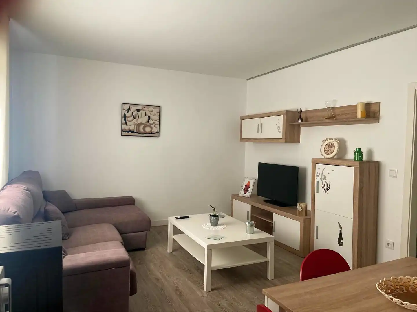 Sala de estar de Apartamento de alquiler en Cangas  con Calefacción, Amueblado y Horno