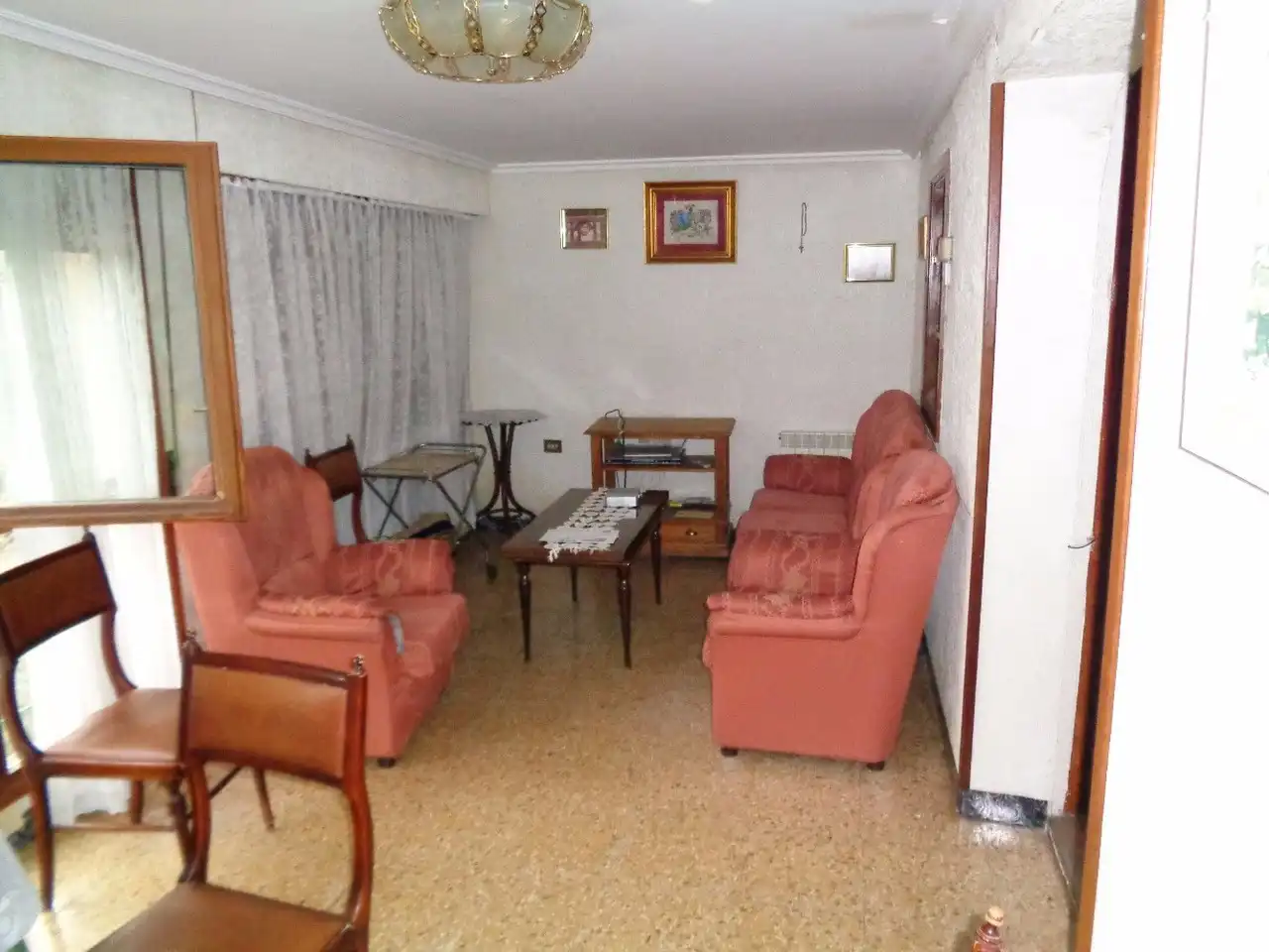 Living room of Flat for sale in Anguciana  with Heating, Storage room and Furnished