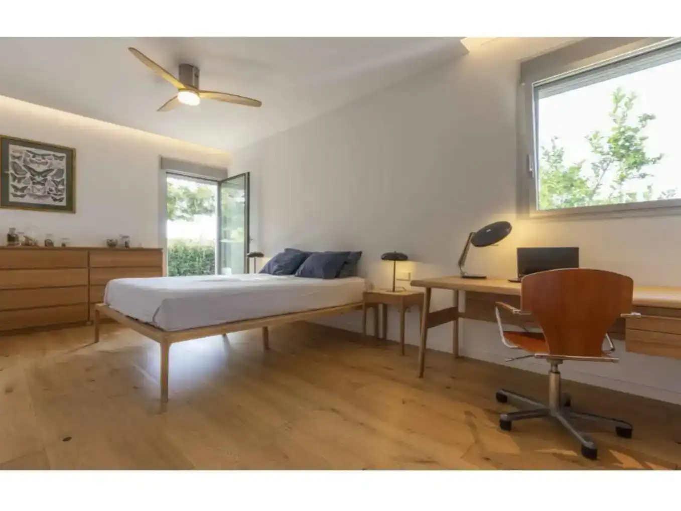 Bedroom of Flat for sale in Moncada  with Air Conditioner, Private garden and Parquet flooring