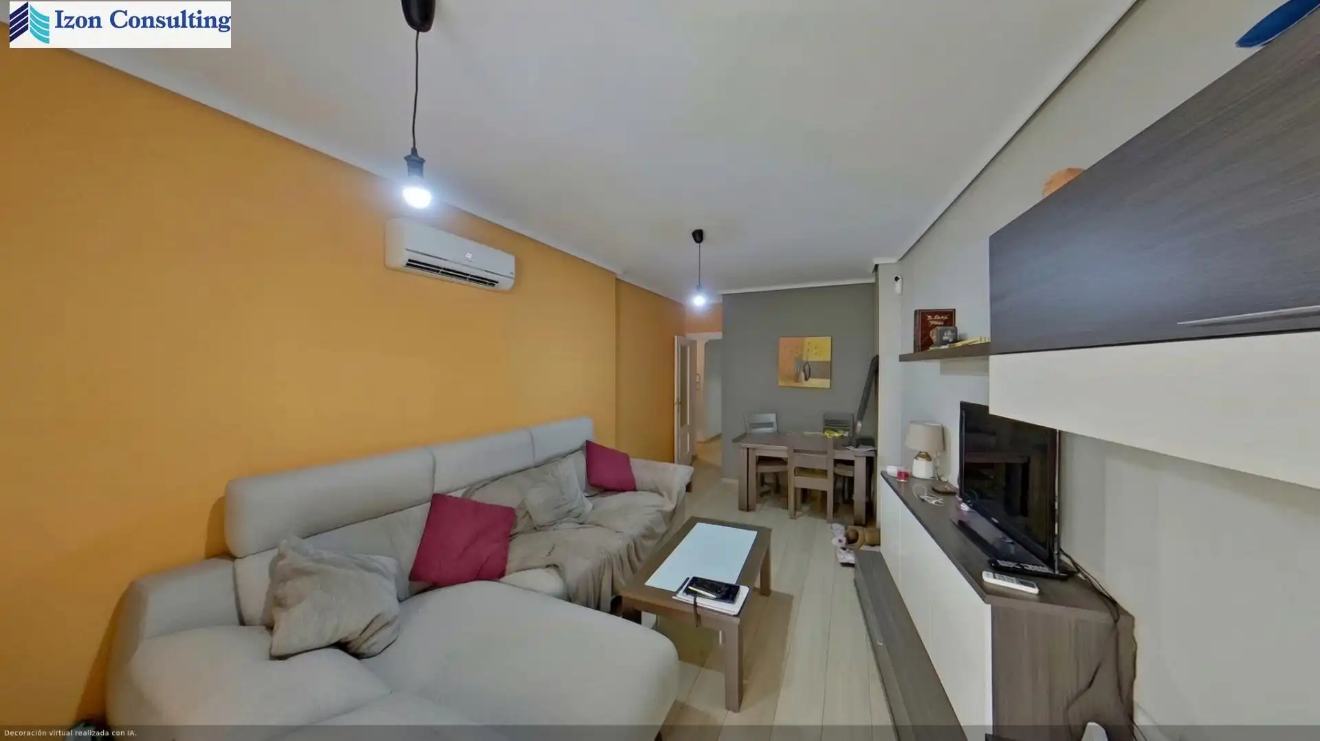 Sala de estar de Piso en venta en Albacete con Calefacción, Trastero y Balcón