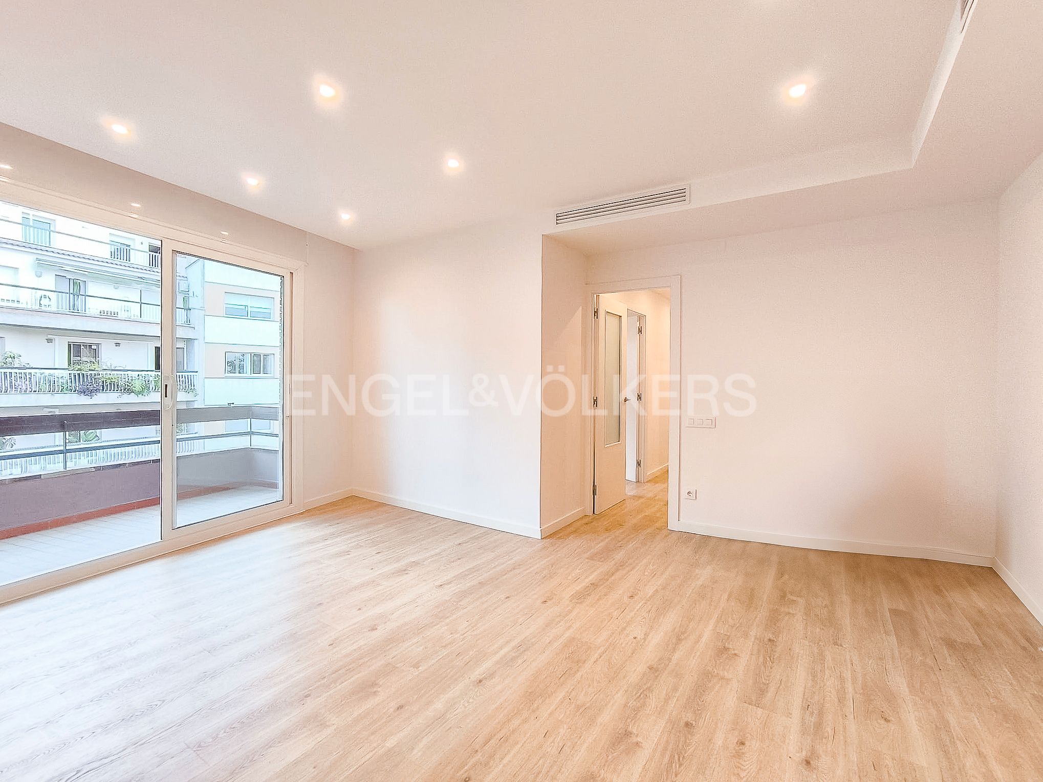 Dormitori de Apartament de lloguer en  Barcelona Capital amb Aire condicionat, Calefacció i Parquet