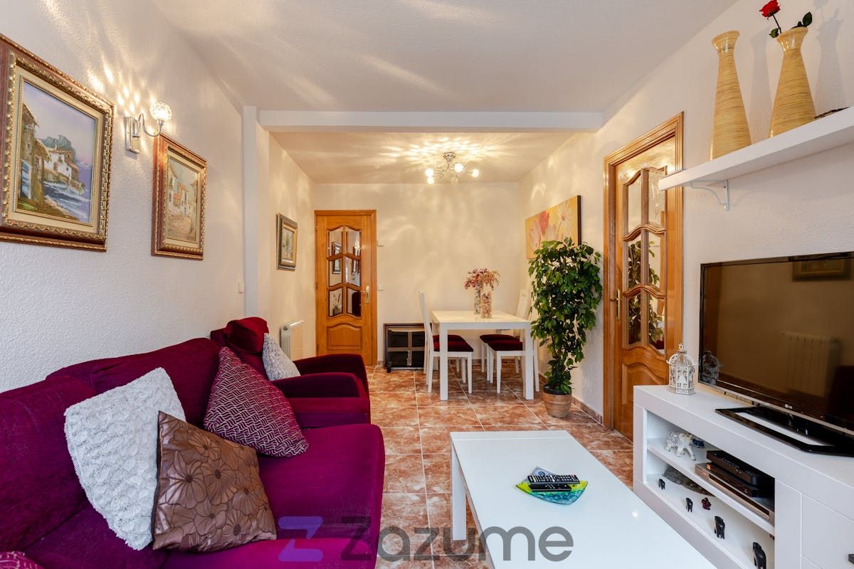 Sala d'estar de Pis de lloguer en Getafe amb Aire condicionat, Calefacció i Moblat