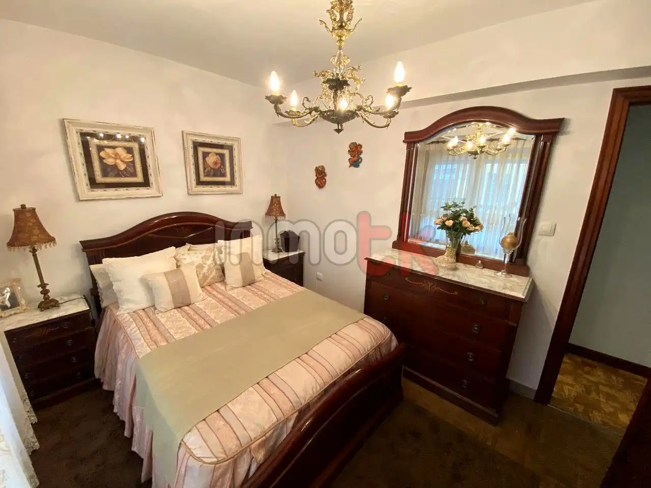 Schlafzimmer von Wohnung zum Verkauf in A Coruña Capital  mit Möbliert