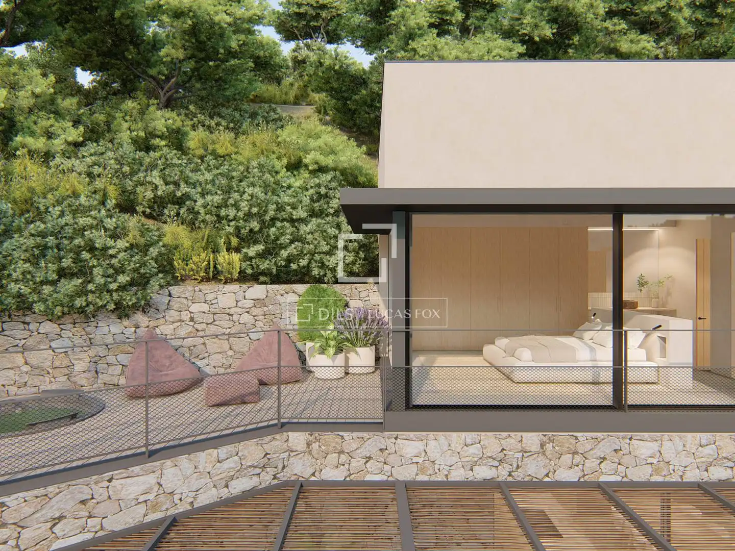Terraza de Casa o chalet en venta en Begur con Aire acondicionado, Calefacción y Jardín privado