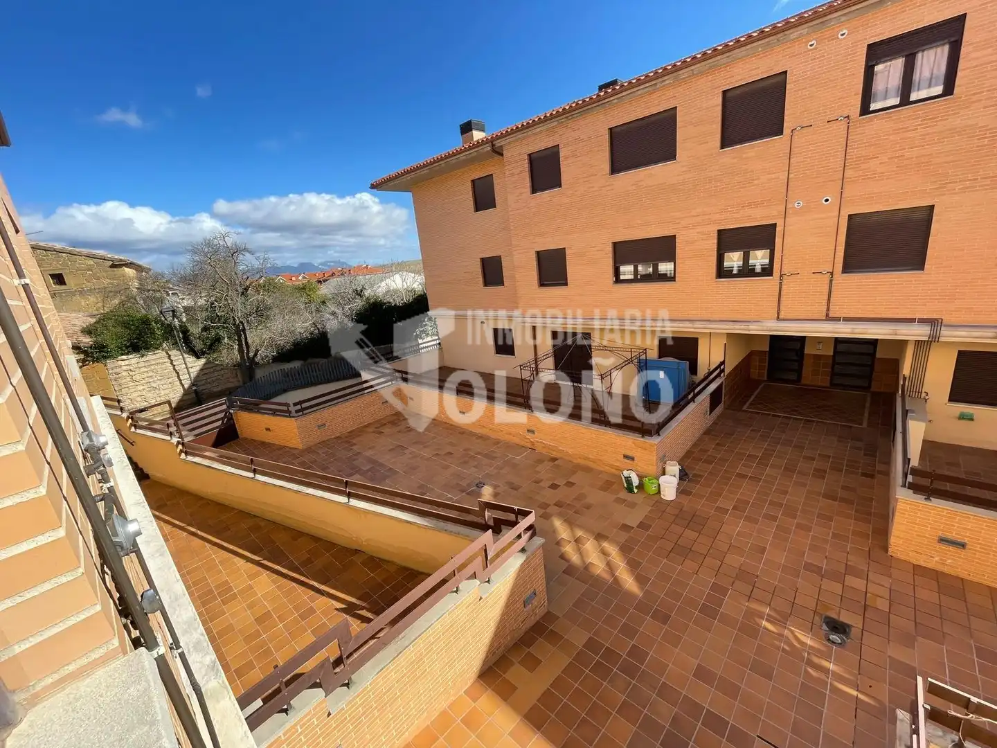 Terrace of Flat for sale in Zarratón  with Heating, Furnished and Oven
