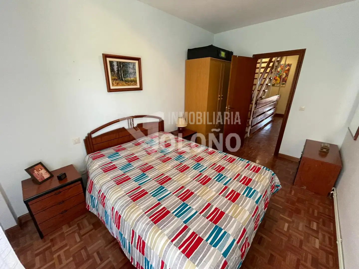 Schlafzimmer von Maisonette zum Verkauf in Labastida / Bastida mit Klimaanlage, Heizung und Parkett