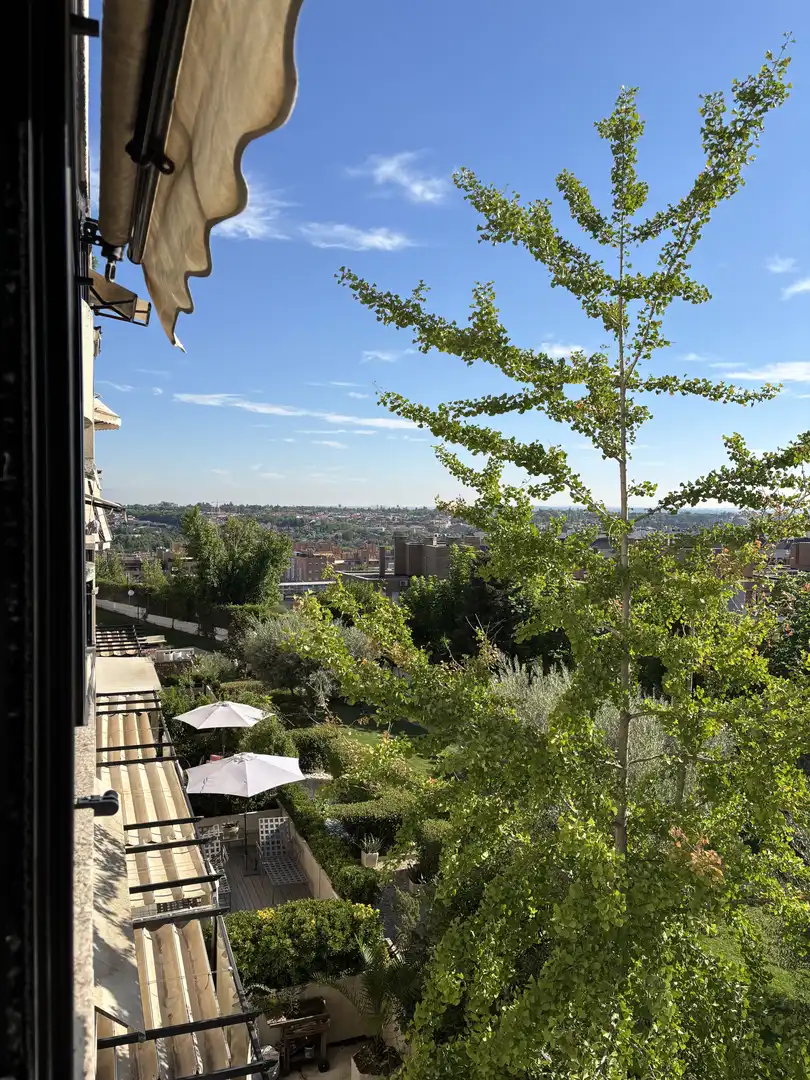 Jardín de Piso en venta en  Madrid Capital con Aire acondicionado, Terraza y Piscina