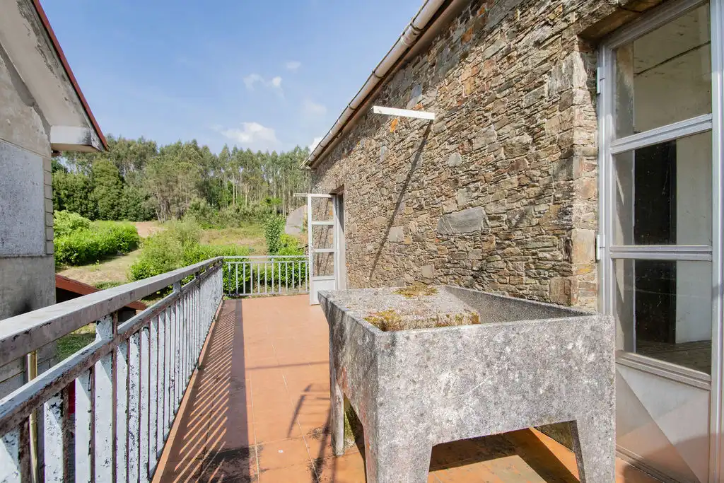 Terrassa de Casa o xalet en venda en Monfero