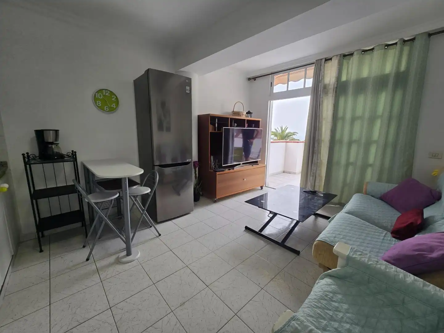 Living room of Flat for rent in Mogán  with Terrace, Furnished and Balcony