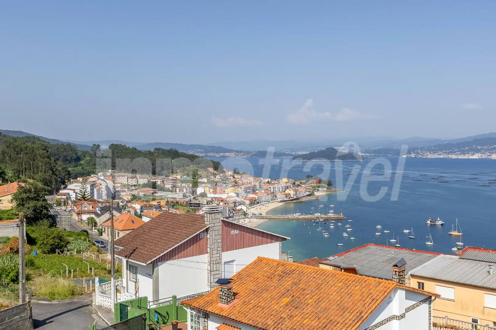 Vista exterior de Casa o chalet en venta en Sanxenxo con Calefacción, Jardín privado y Terraza