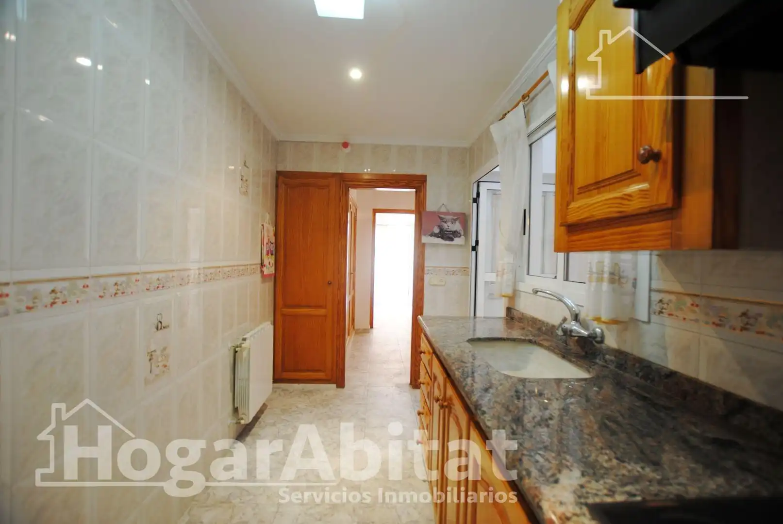 Cocina de Casa o chalet en venta en Tavernes de la Valldigna con Terraza, Trastero y Amueblado