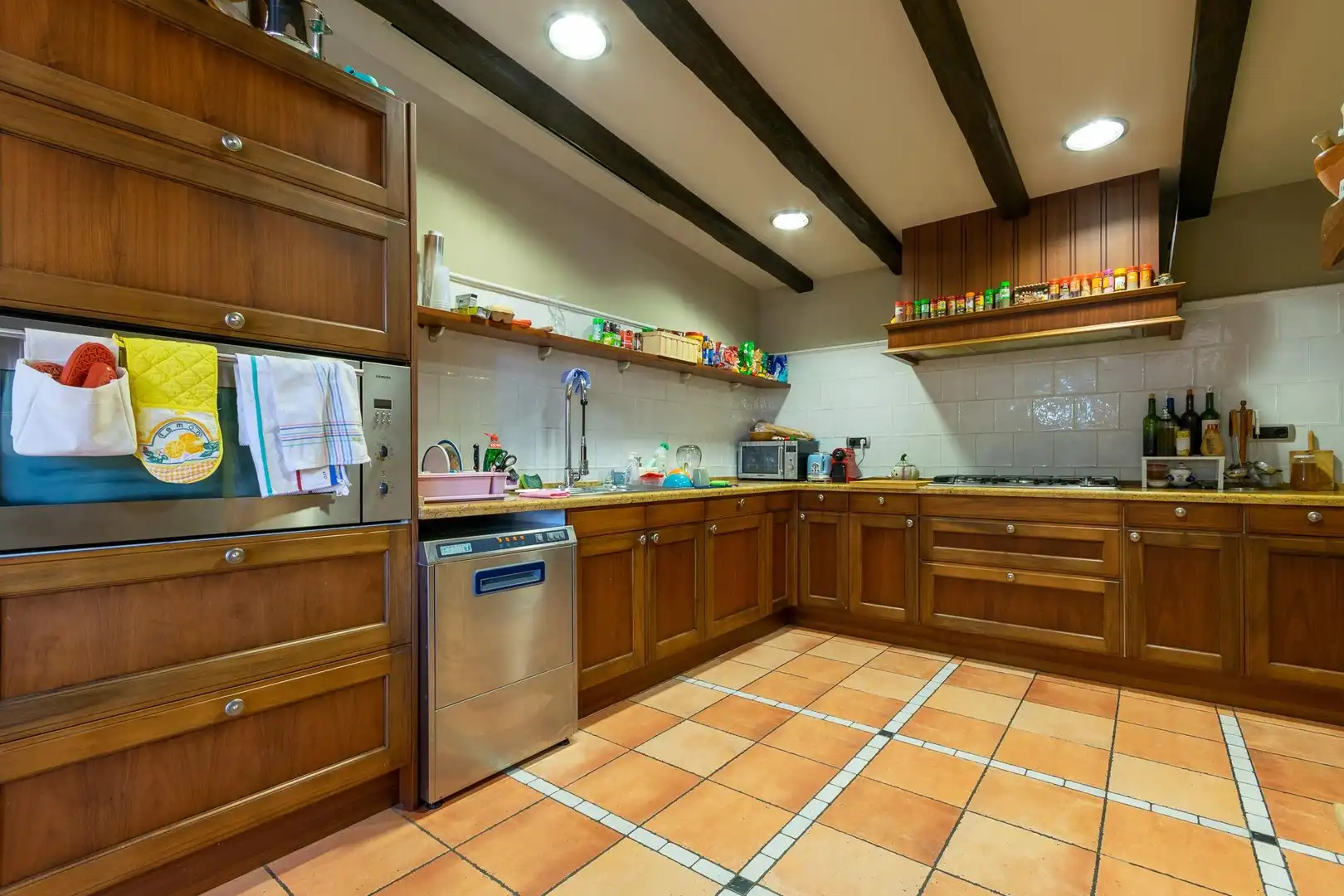 Cocina de Casa o chalet en venta en Alicante / Alacant con Aire acondicionado, Calefacción y Jardín privado