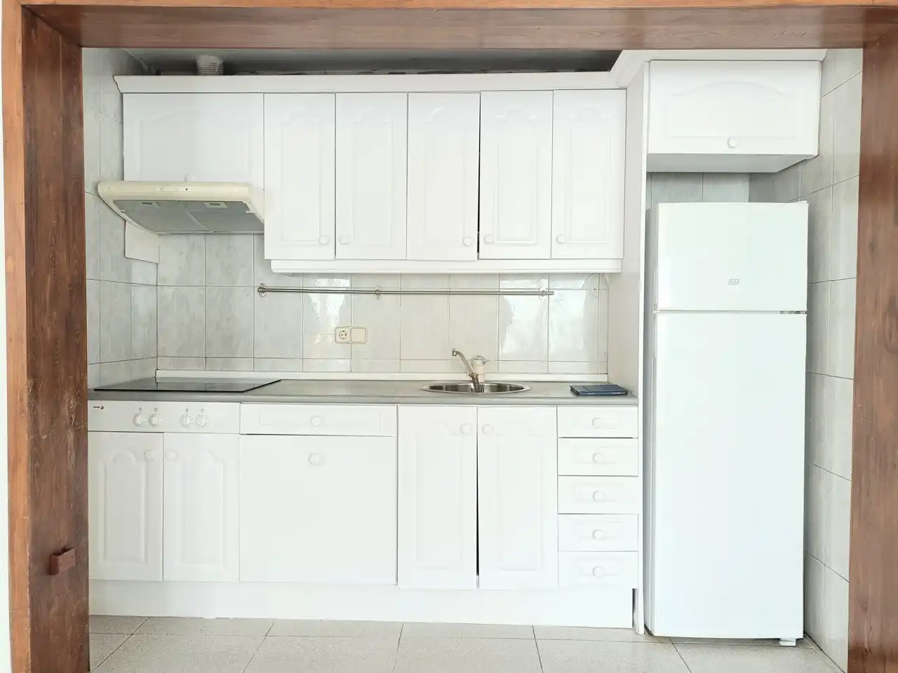 Cocina de Ático de alquiler en Madrid con Aire acondicionado y Terraza