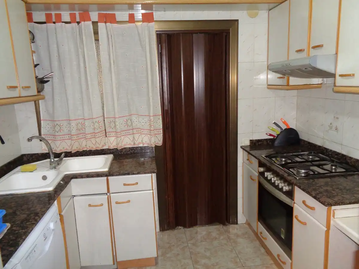 Kitchen of Flat for rent in Viladecans  with Air Conditioner, Furnished and Oven