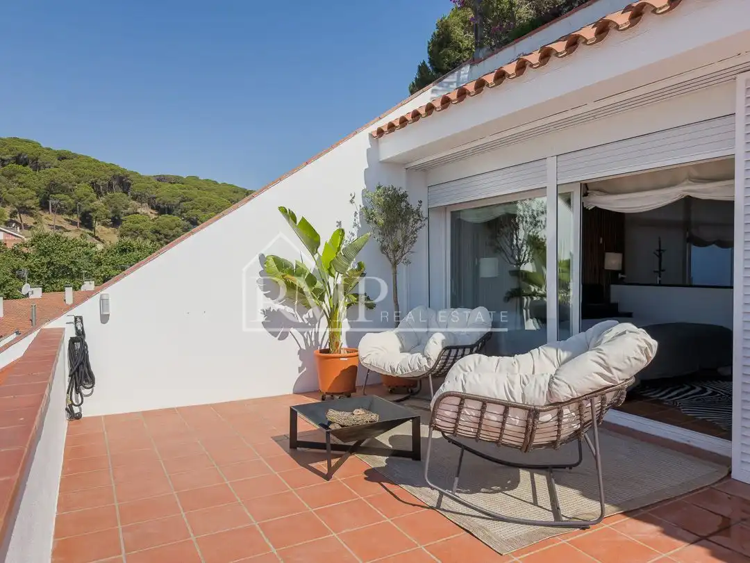 Terrace of Detached homes for sale in Sant Andreu de Llavaneres  with Air Conditioner, Heating and Terrace