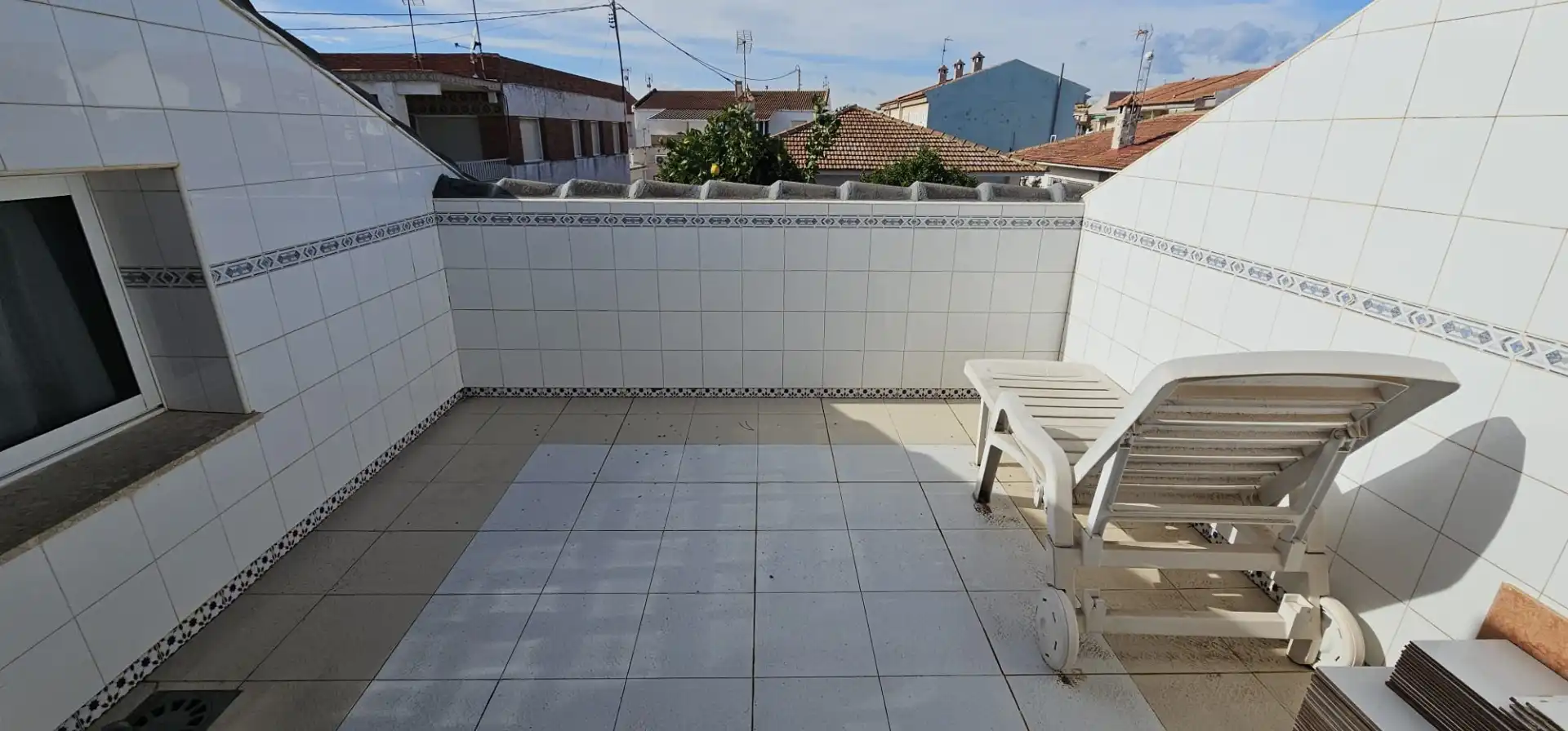 Terraza de Casa adosada en venta en Pilar de la Horadada con Aire acondicionado, Calefacción y Jardín privado
