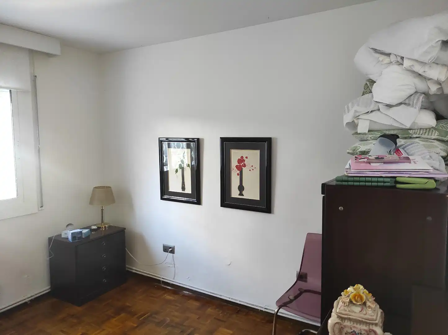 Living room of Ground floor for sale in Esplugues de Llobregat  with Air Conditioner, Heating and Parquet flooring