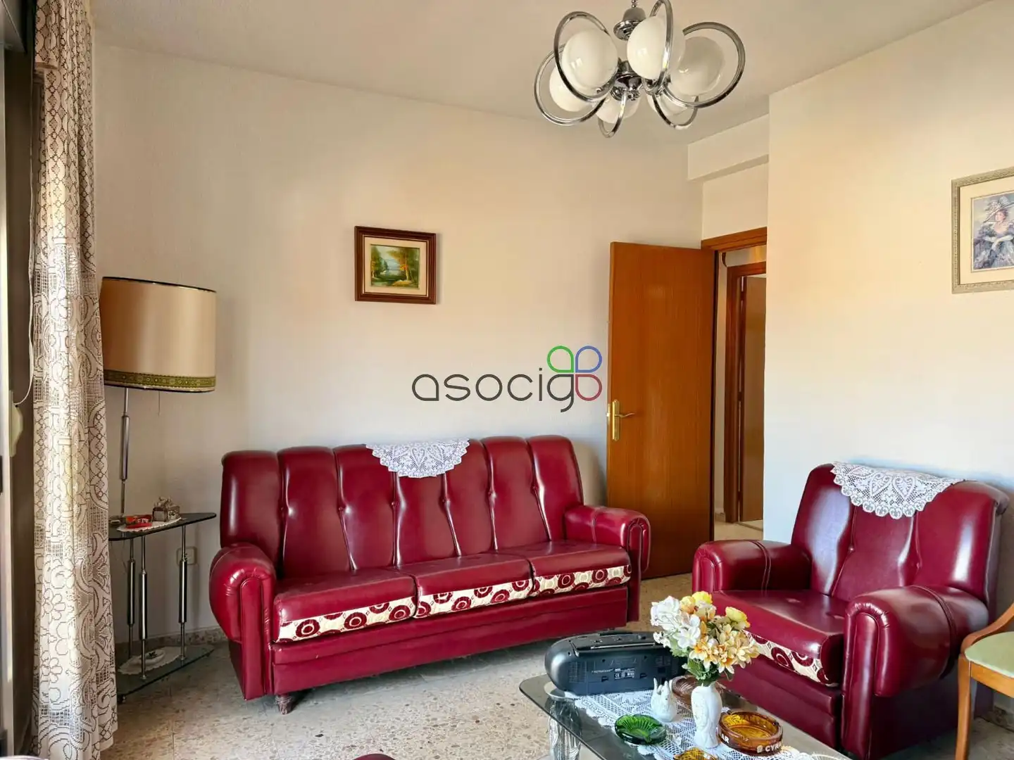 Sala de estar de Piso en venta en Azuqueca de Henares con Calefacción y Terraza