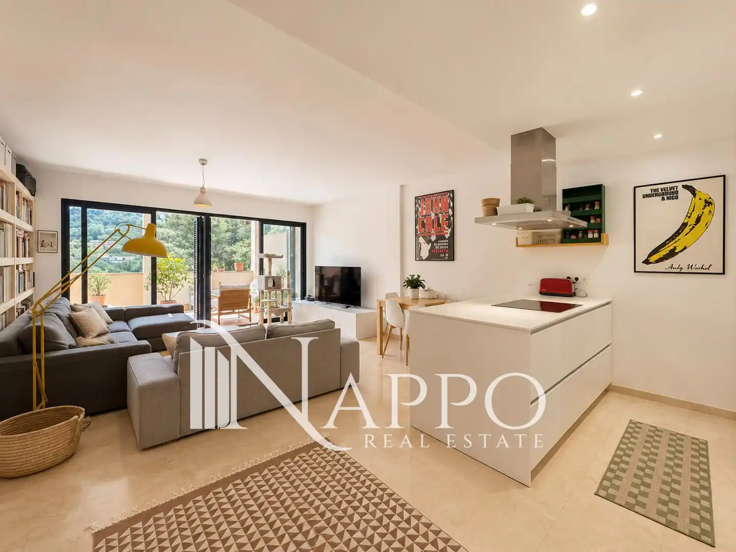 Living room of Flat for sale in Andratx  with Air Conditioner, Heating and Terrace
