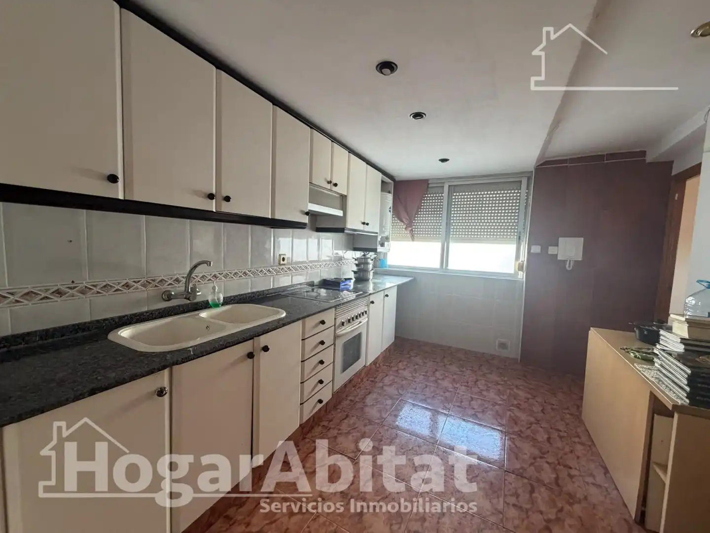 Cocina de Ático en venta en Sagunto / Sagunt con Aire acondicionado, Terraza y Alarma