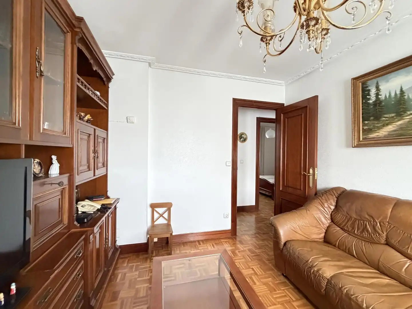 Sala d'estar de Pis en venda en Lasarte-Oria amb Calefacció, Parquet i Terrassa