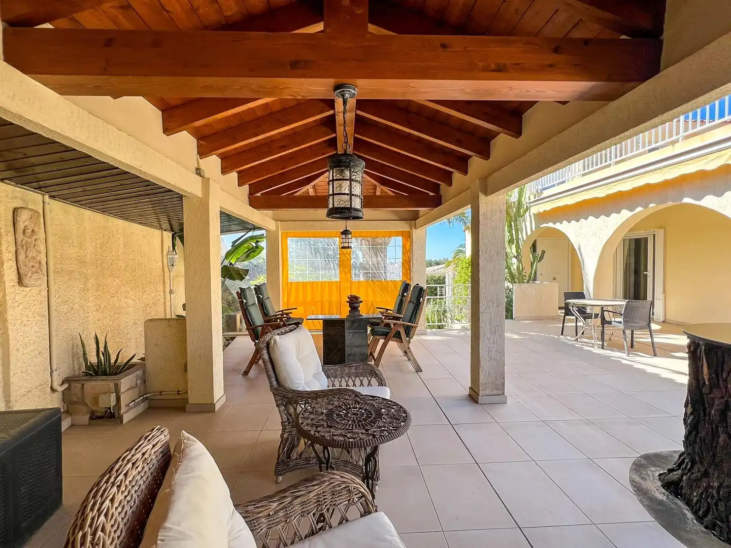 Terraza de Casa o chalet en venta en La Nucia con Aire acondicionado, Jardín privado y Piscina