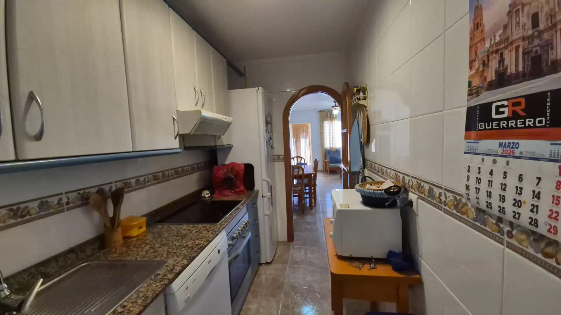 Cocina de Casa adosada en venta en Pilar de la Horadada con Aire acondicionado, Terraza y Amueblado