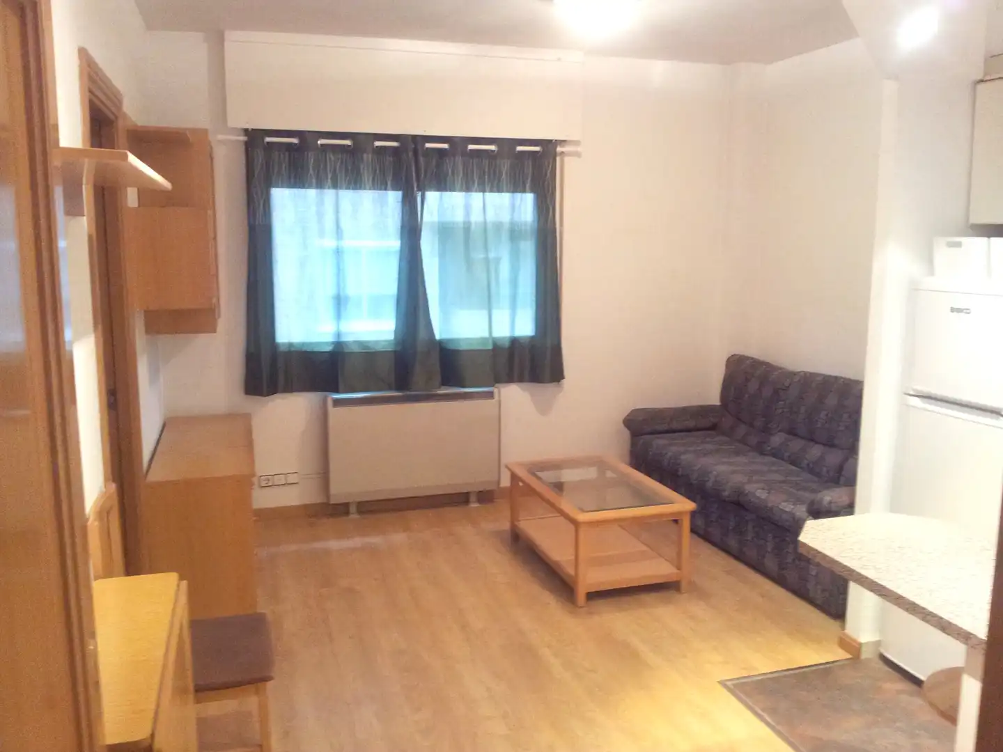 Living room of Apartments for rent in  Zaragoza Capital  with Heating, Parquet flooring and Furnished