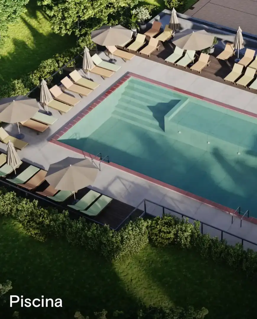 Piscina de Piso de alquiler en Gràcia