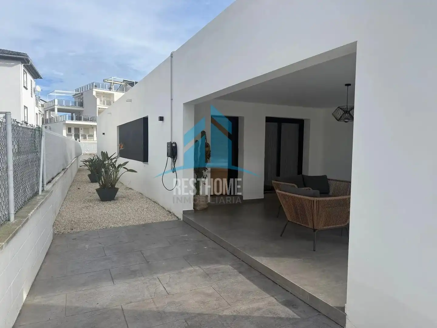 Exterior view of Houses for sale in Oliva  with Air Conditioner, Heating and Private garden