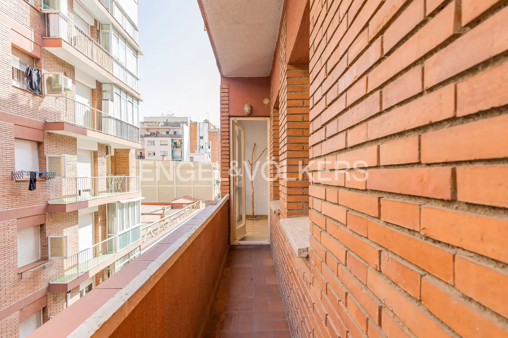 Balcony of Flat for rent in Barcelona  with Heating, Furnished and Balcony