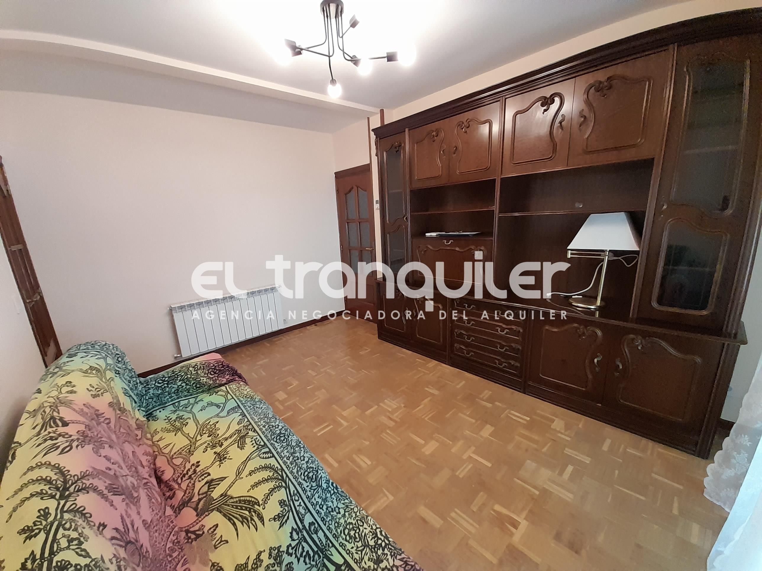 Living room of Flat to rent in  Madrid Capital  with Air Conditioner, Parquet flooring and Terrace