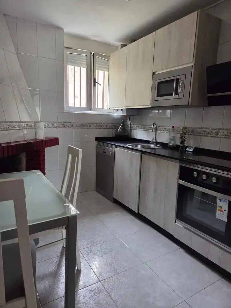 Kitchen of Flat for sale in Sanchotello  with Storage room, Furnished and Balcony