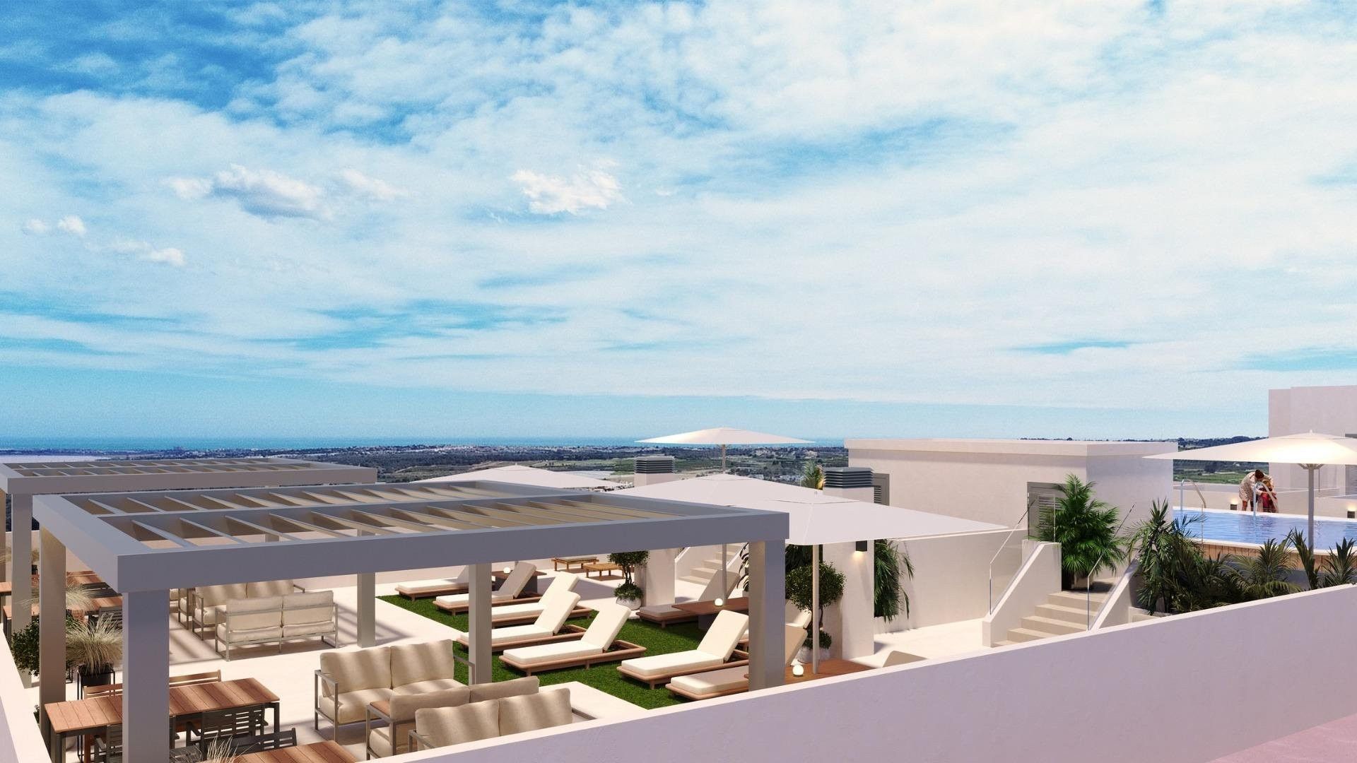 Terraza de Ático en venta en San Miguel de Salinas con Aire acondicionado, Terraza y Piscina