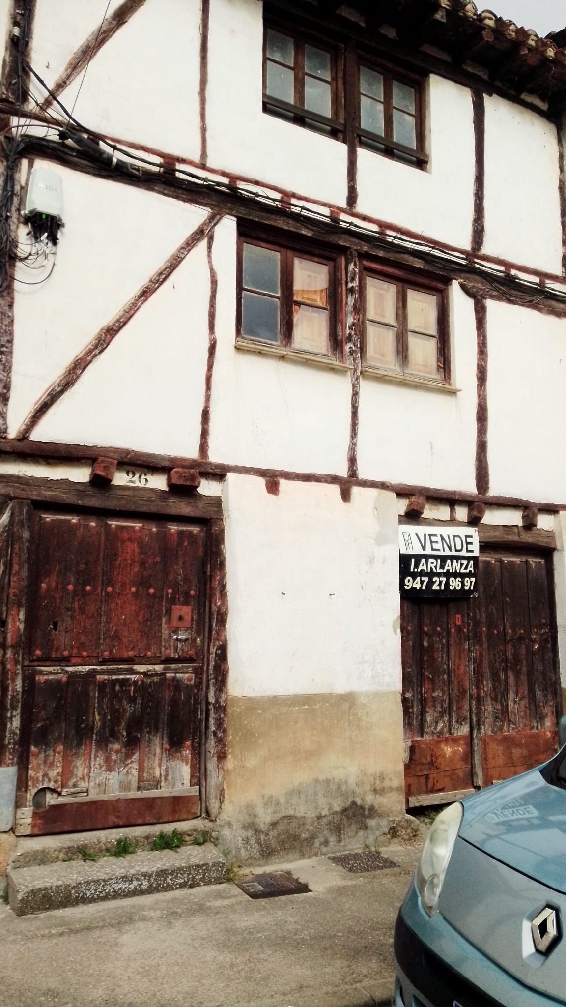 Vista exterior de Casa adosada en venta en Covarrubias con Jardín privado