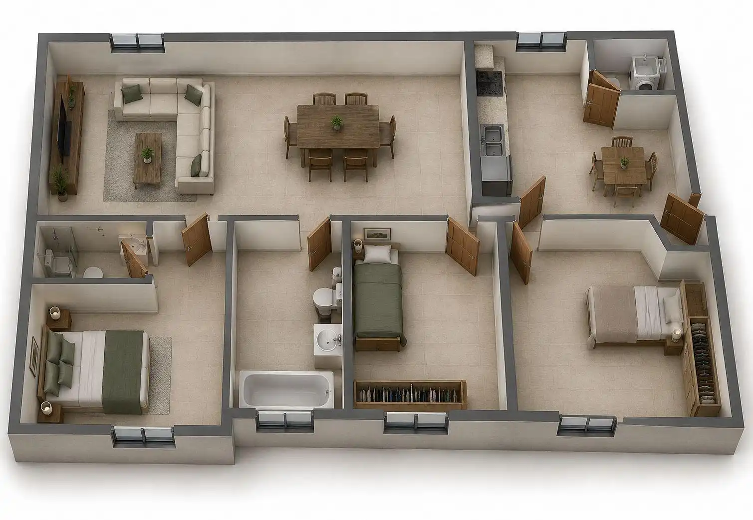 Flat for rent in Vigo   with Heating and Furnished