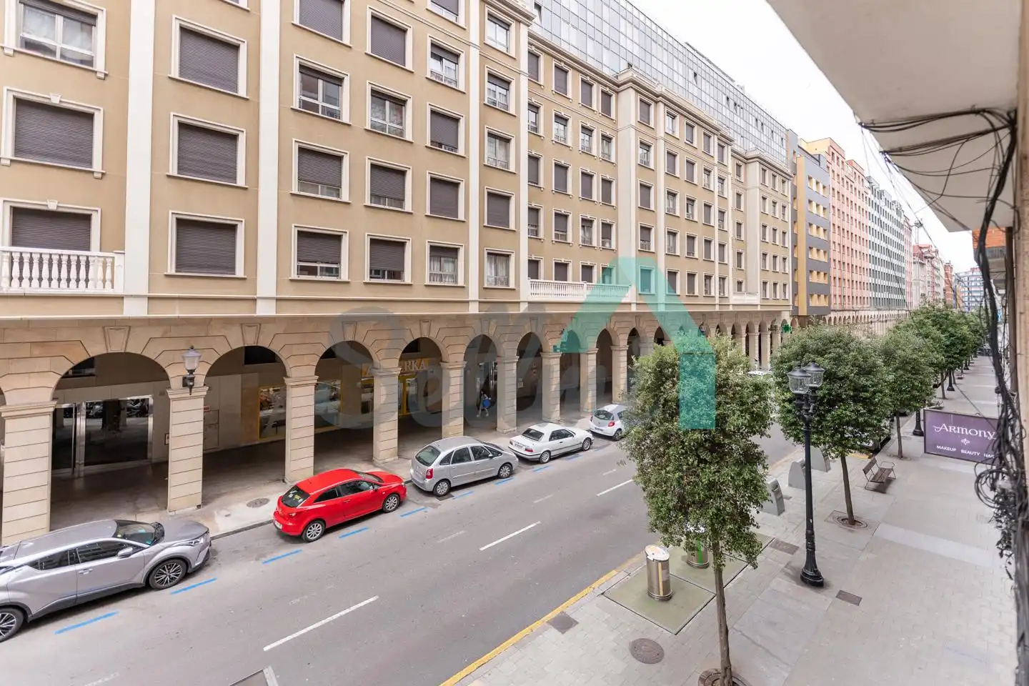 Vista exterior de Piso de alquiler en Gijón  con Calefacción y Amueblado