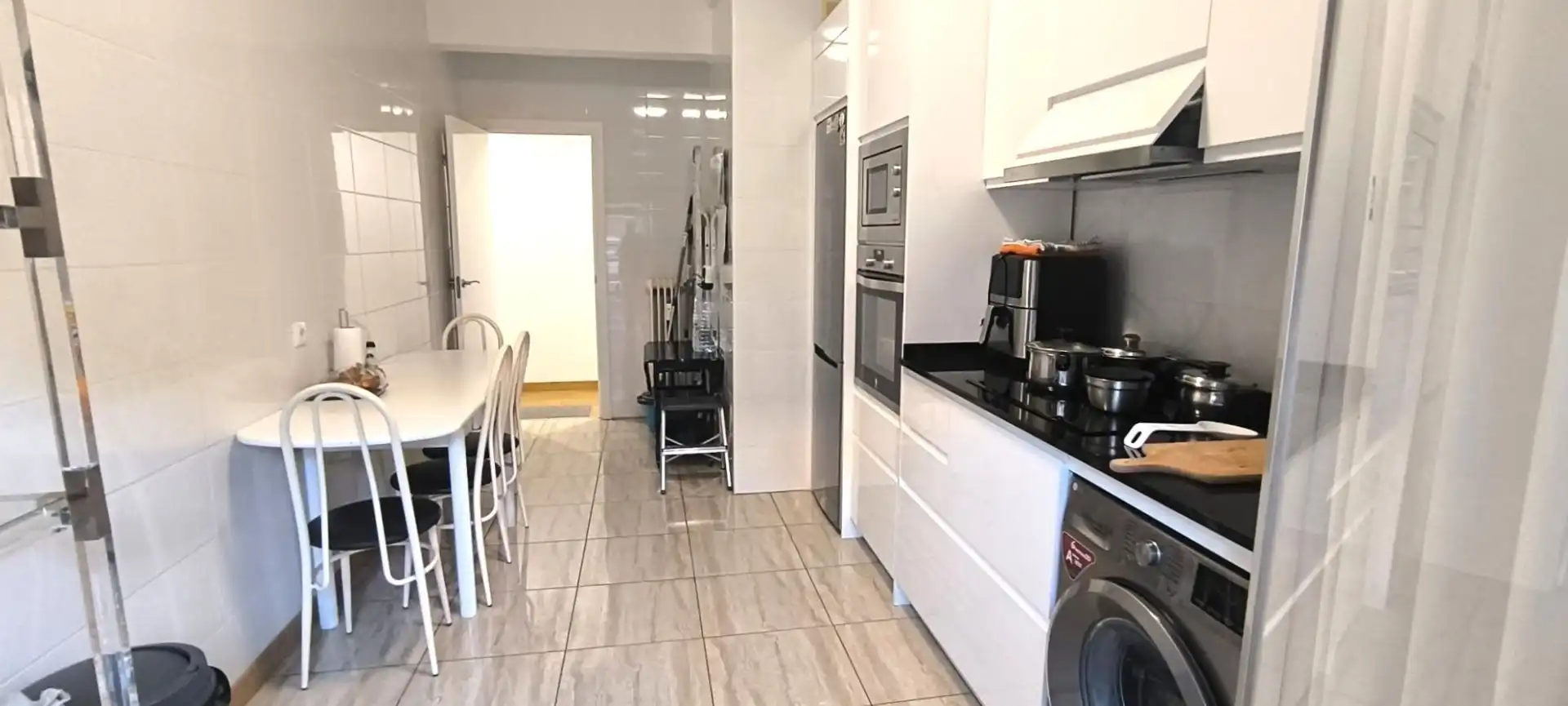 Kitchen of Flat for sale in  Logroño  with Heating and Terrace
