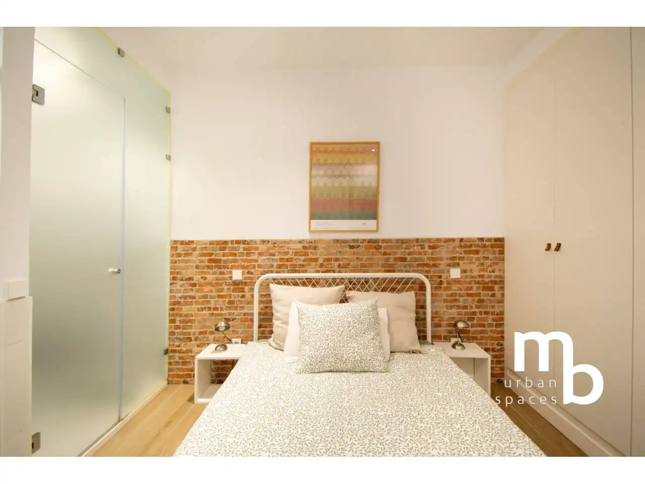 Habitación de Apartamento de alquiler en Madrid con Aire acondicionado, Calefacción y Amueblado