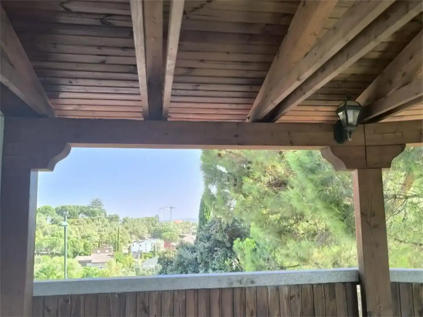 Terrasse von Wohnung zum Verkauf in Torrelodones mit Klimaanlage, Schwimmbad und Balkon