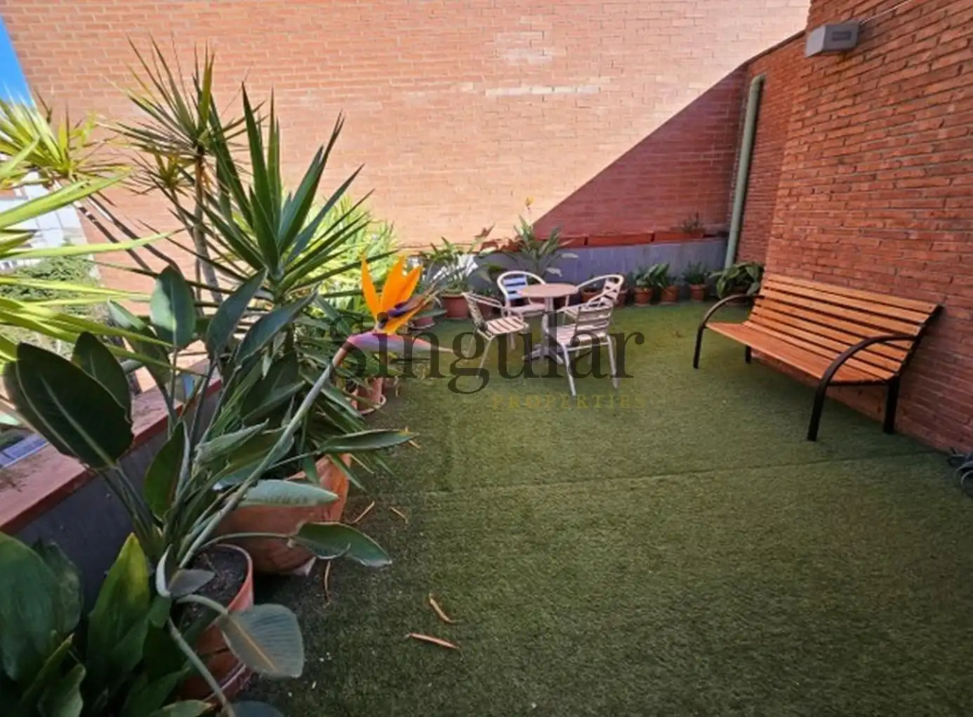 Terrasse von Dachboden zur Miete in Sarrià - Sant Gervasi