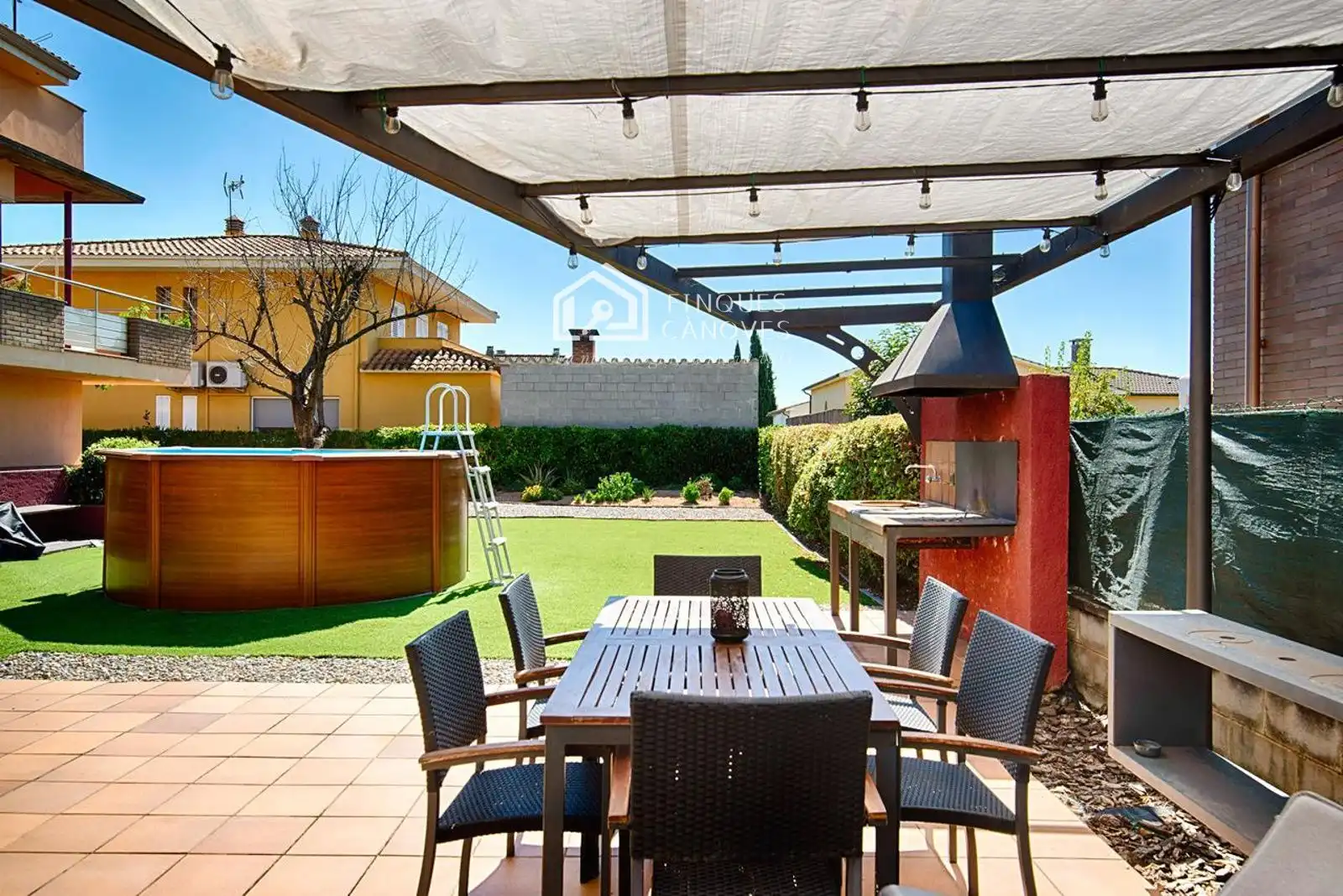Terrassa de Casa o xalet en venda en Porqueres amb Aire condicionat, Calefacció i Terrassa