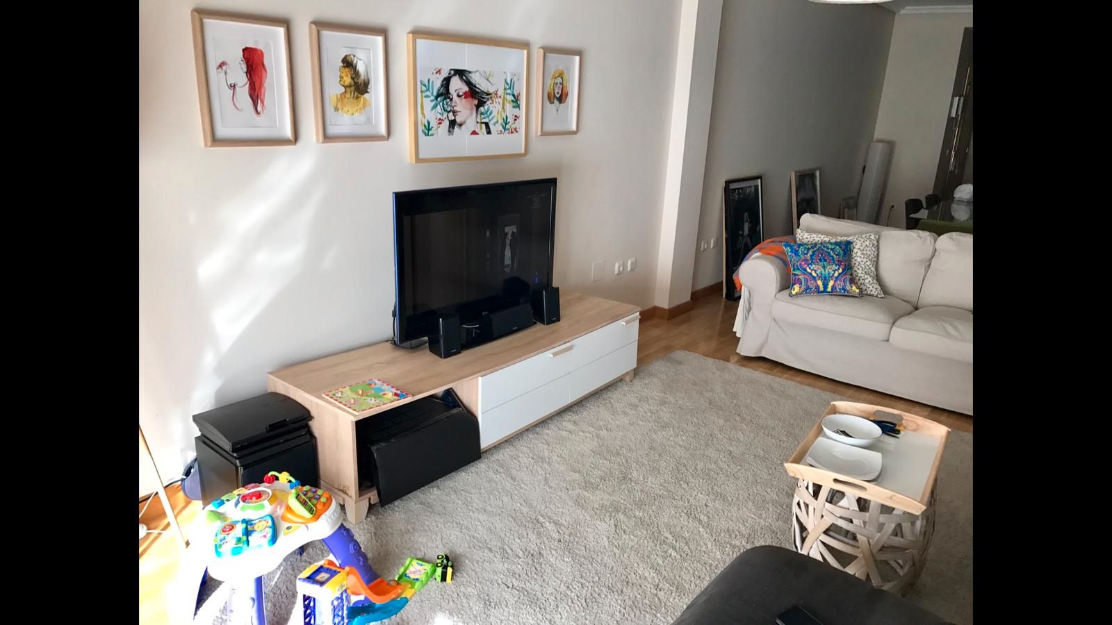 Sala d'estar de Pis de lloguer en Zamora Capital  amb Calefacció, Parquet i Forn
