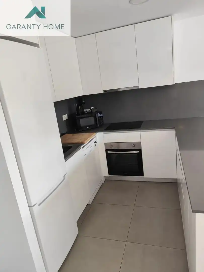 Cocina de Piso de alquiler en Vélez-Málaga con Aire acondicionado, Jardín privado y Terraza