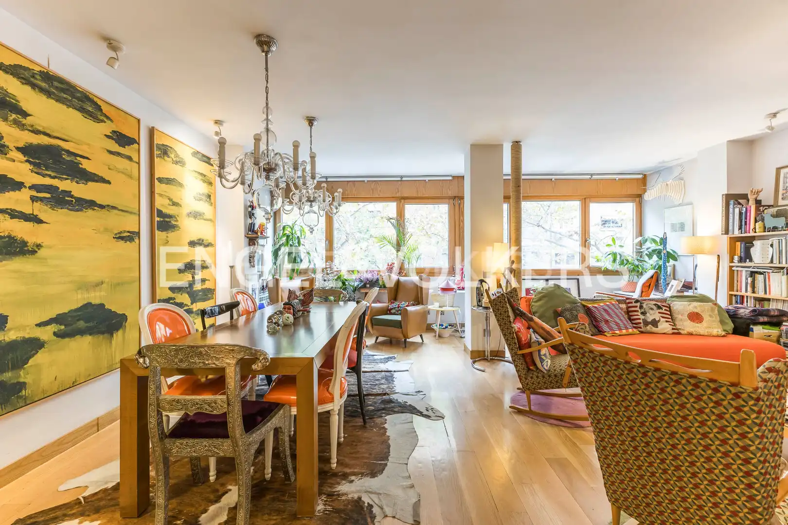 Dining room of Flat for sale in  Madrid Capital  with Heating and Swimming Pool