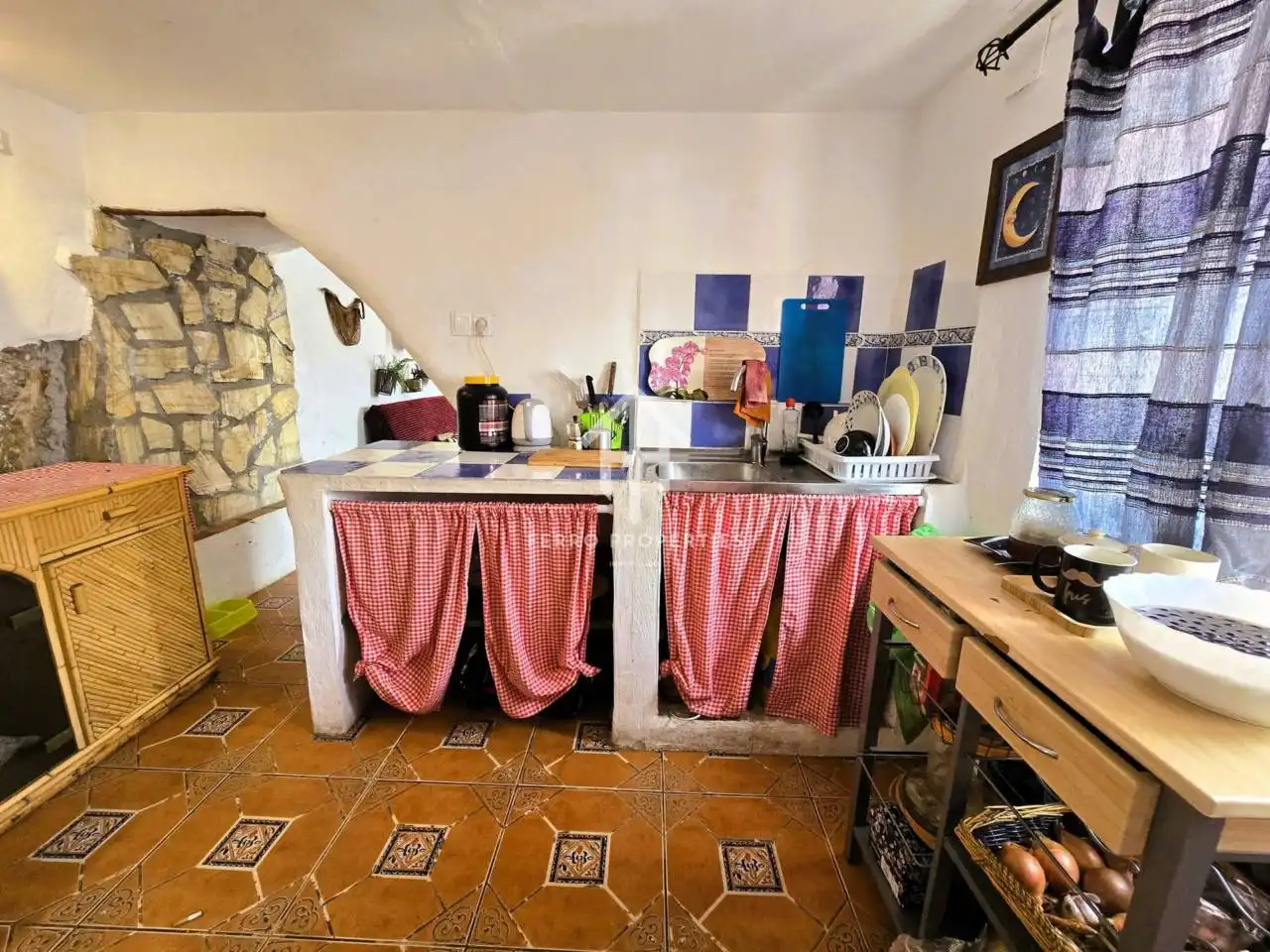 Cuina de Casa o xalet en venda en Loja amb Terrassa i Moblat