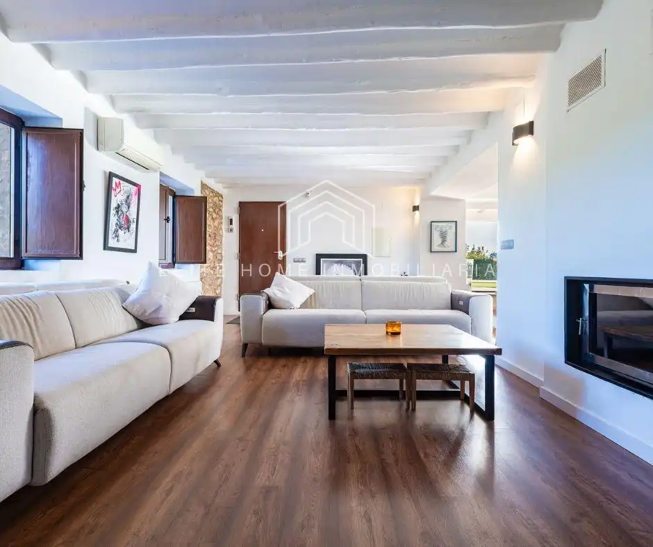 Living room of Houses for sale in Useras /  Les Useres  with Air Conditioner, Private garden and Terrace
